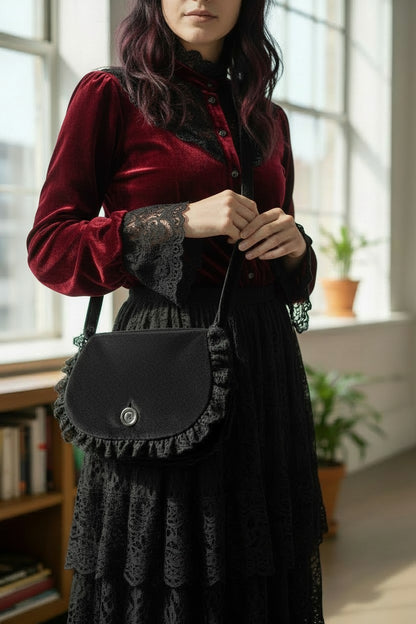 Plush Vintage Gothic Bag