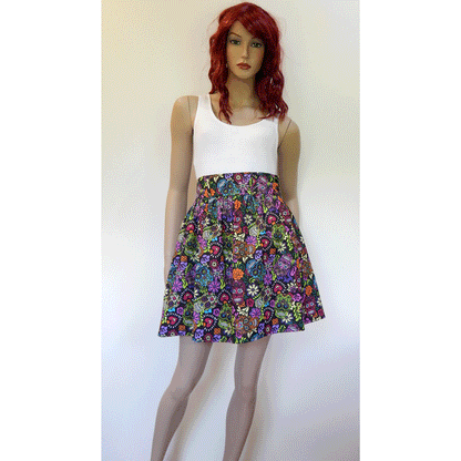 Sugar Skull Skirt