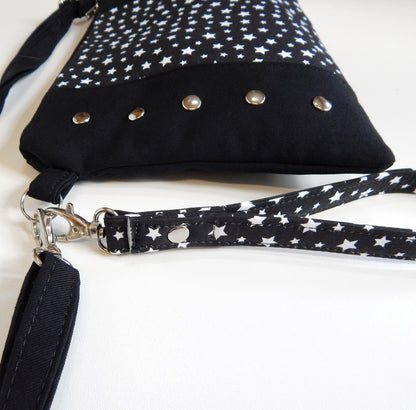 Noir Starry Night Wristlet