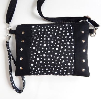 Noir Starry Night Wristlet