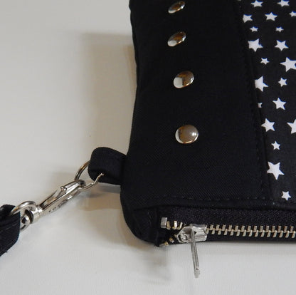 Noir Starry Night Wristlet
