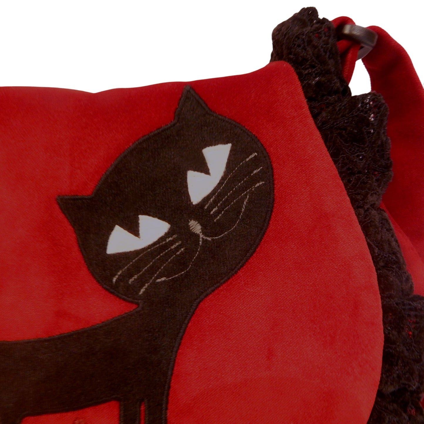Velvet Bloodmoon Cat Purse