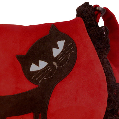 Velvet Bloodmoon Cat Purse