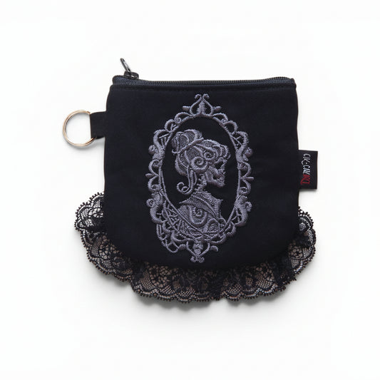 Victorian Skull Mini Wallet