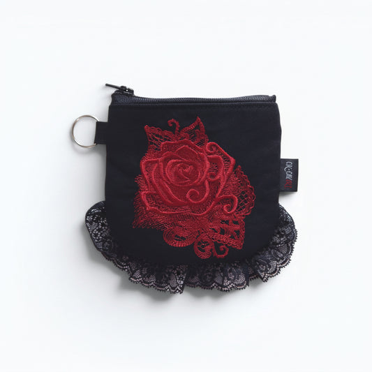 Crimson Rose Gothic Wallet