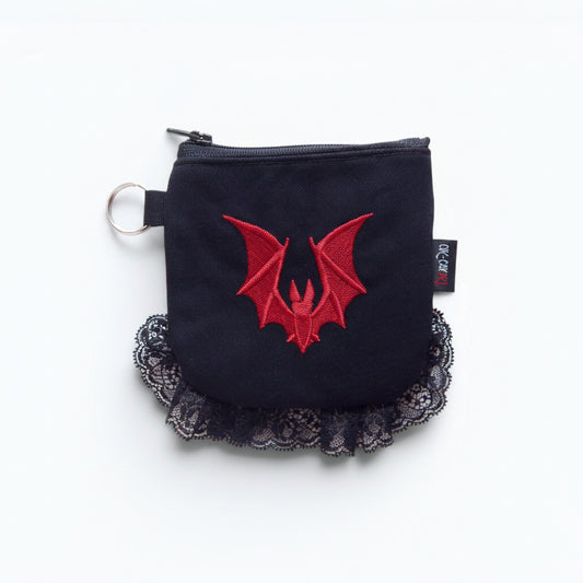 Dark Wing Zipper Pouch