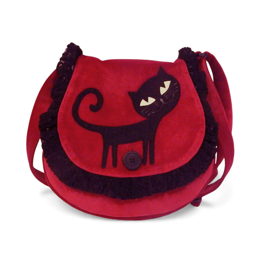 Velvet Bloodmoon Cat Purse